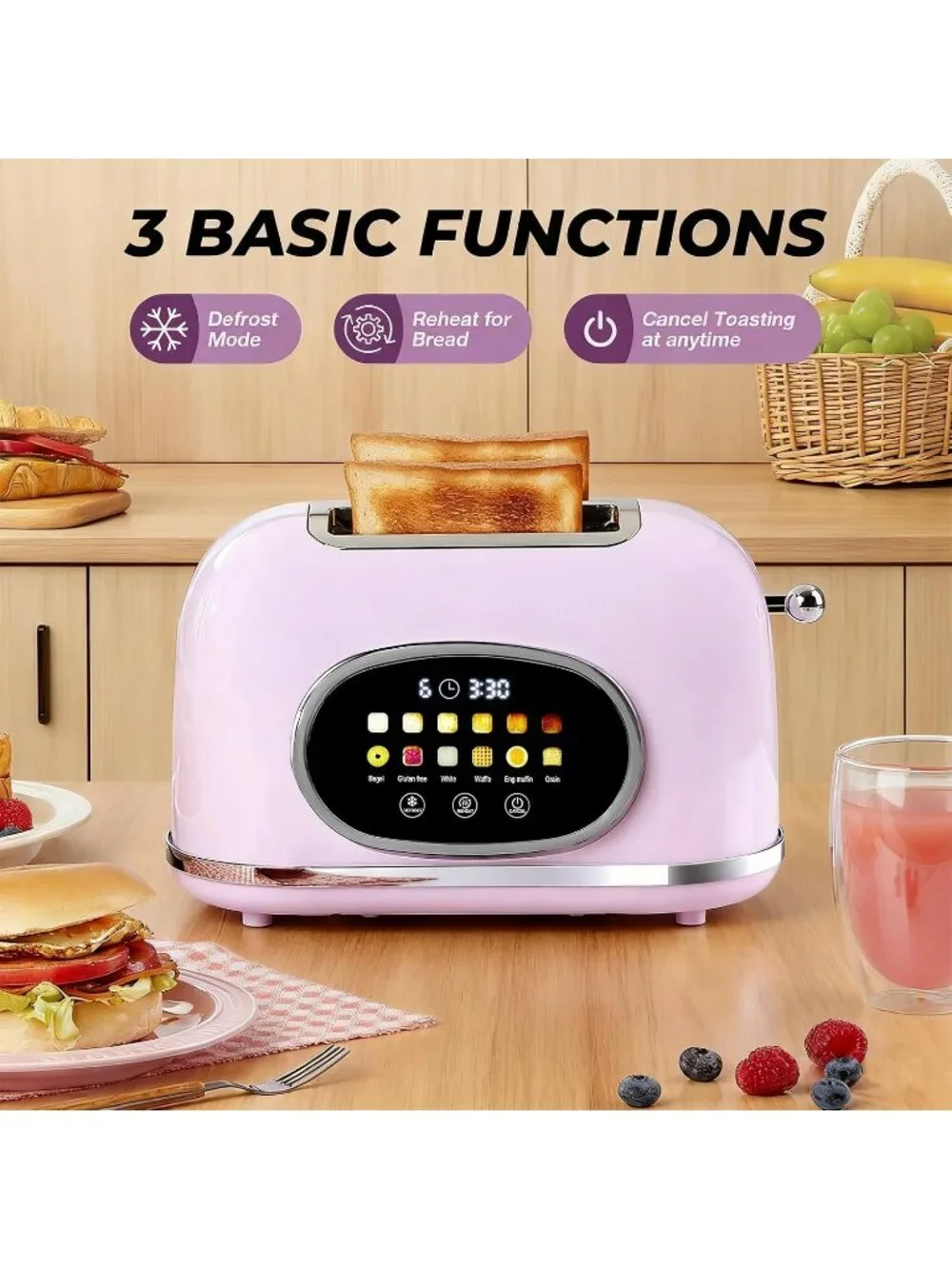 N/A toaster features